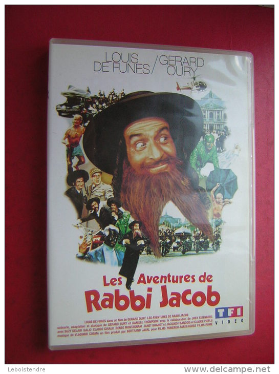 DVD  LOUIS DE FUNES LES AVENTURES DE RABBI JACOB UN FILM DE GERARD OURY  TF1 VIDEO - Comédie