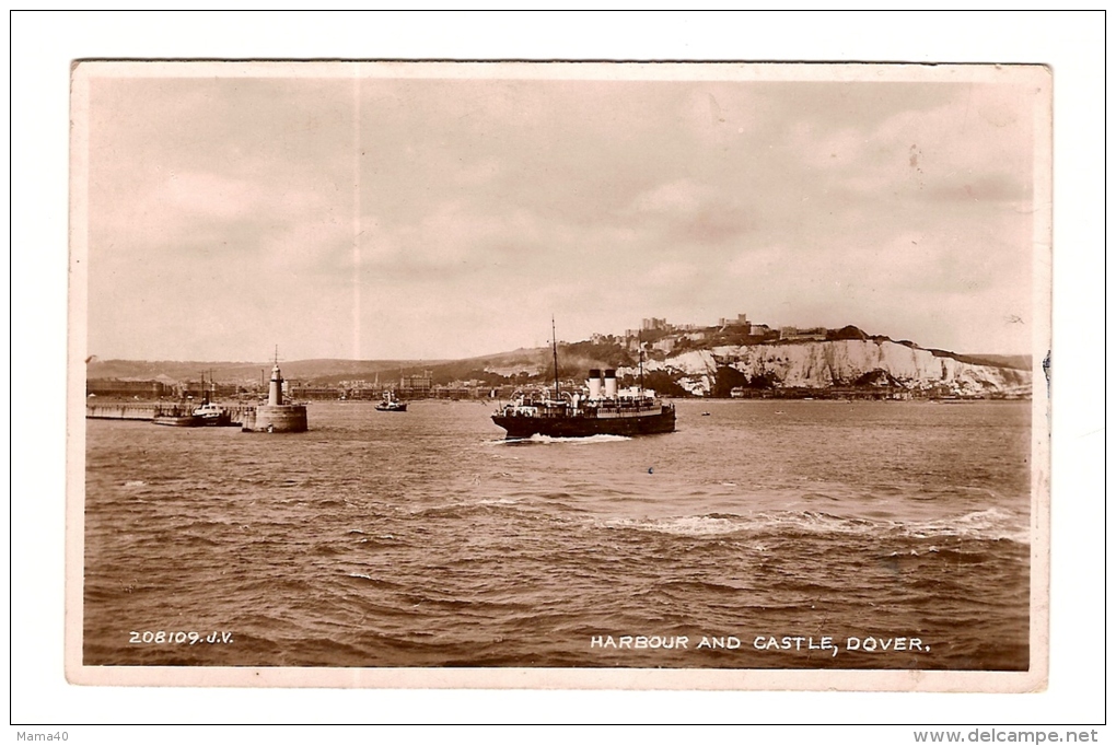 ANGLETERRE - DOVER - HARBOUR AND CASTLE - Dover