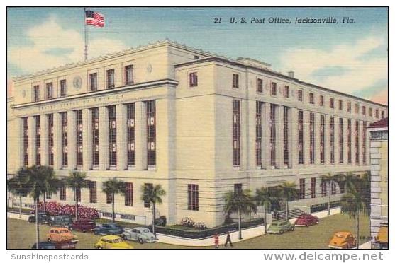 Florida Jacksonville Us Post Office - Jacksonville
