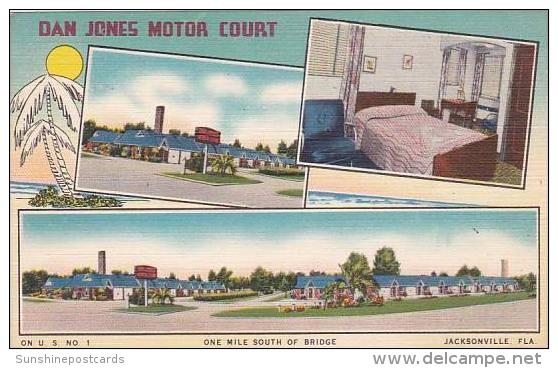 Florida Jacksonville Barnes Motor Court One Mil South Of Bridge - Jacksonville