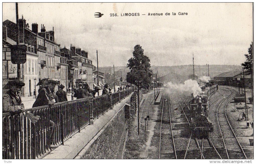 LIMOGES AVENUE DE LA GARE BEAU PLAIN TRAIN - Limoges