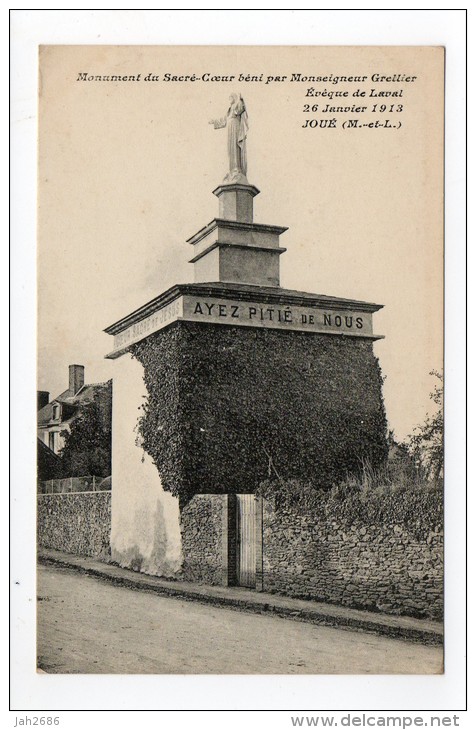 CPA 49 Monument Du Sacré-Coeur Béni Par ... à Joué, Près Valanjou Et Thouarcé - Thouarce