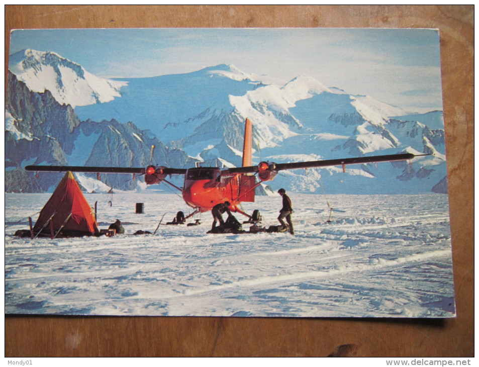 2-2932 Carte Base Northern Alexander Plane  BAT British Antarctic Survey Brise Glace Grande Bretagne Antarctique No TAAF - Vuelos Polares