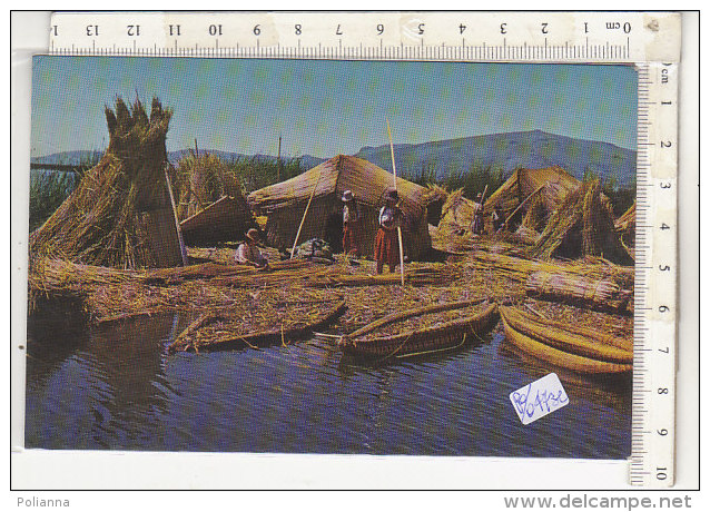 PO0473C# BOLIVIA - LAGO TITICACA - SCENE E PERSONAGGI TIPICI   VG - Bolivien