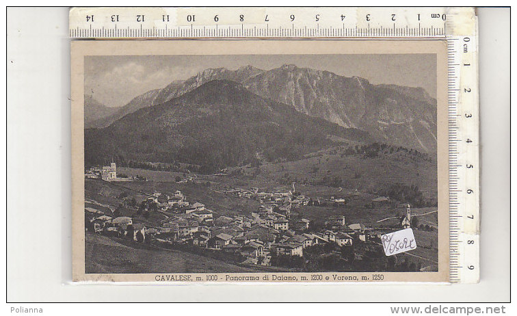 PO0502C# TRENTO - CAVALESE  VG 1939 - Trento