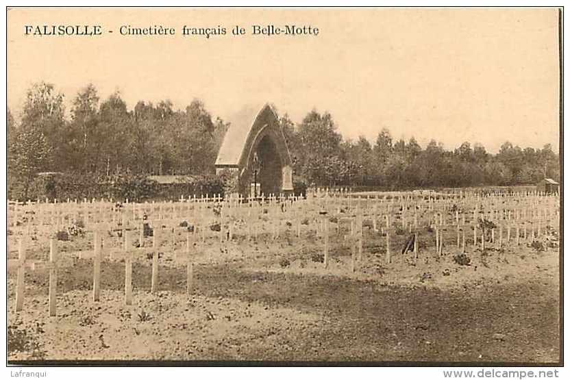 Belgique -ref A487-falisolle -cimetiere Francais De Belle Motte - Carte Bon Etat   - - Autres & Non Classés