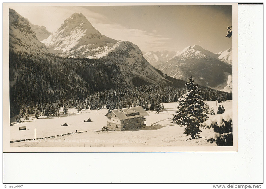 PK-CP Österreich, Gasthaus Und Pension Alpenglühen Ehrwalter Alm, Ungebraucht, Siehe Bilder!*) - Ehrwald