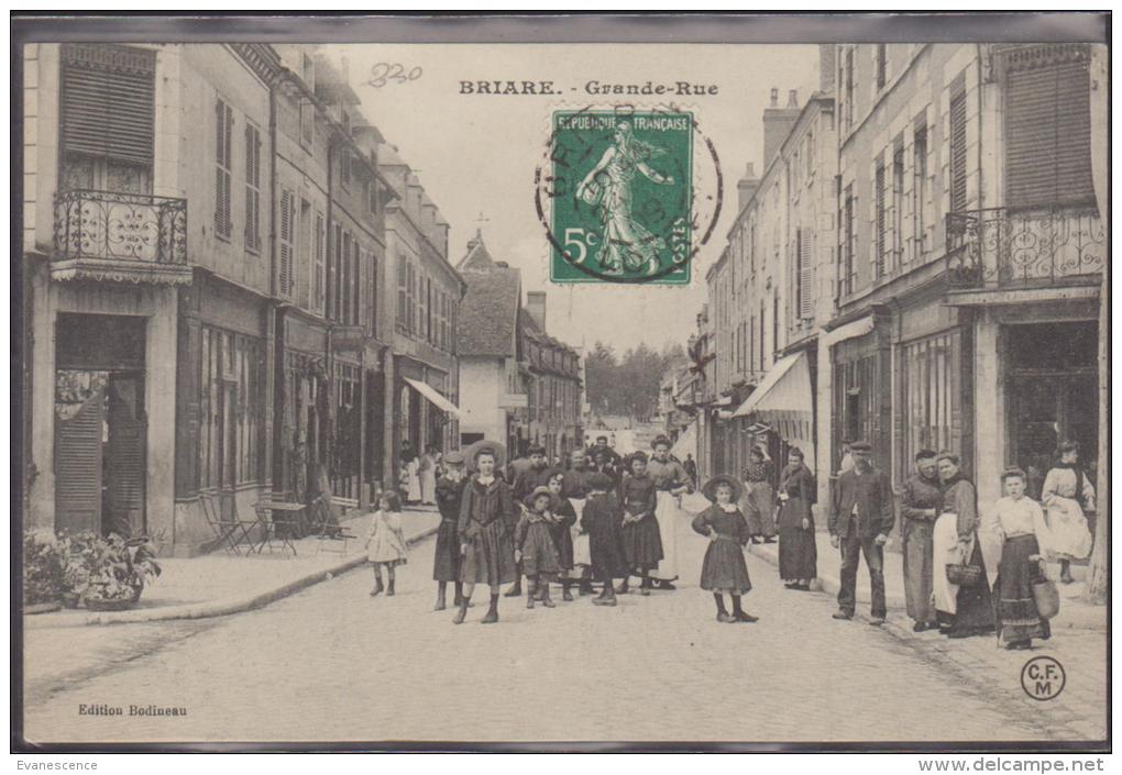 45  BRIARE  /  GRANDE RUE     /////   REF  SELECT 45 - Briare