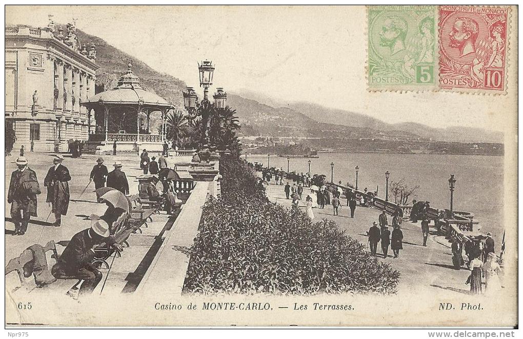 Monaco Le Casino Et Ses Terrasses - Les Terrasses