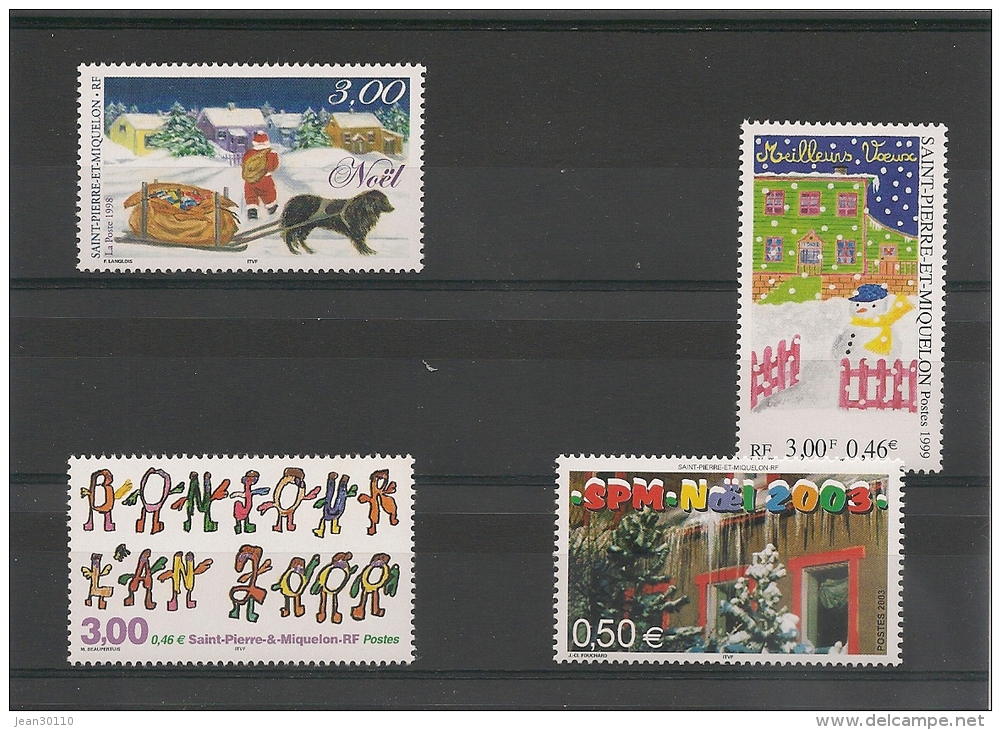 Saint Pierre Et Miquelon  Années 1998/2003 Fêtes N°685-705-706-809** - Neufs