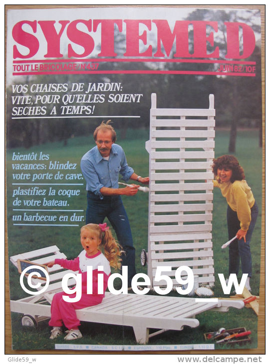 Système D - N° 437 - Juin 82 - Plan Un Modèle Réduit De Machine à Vapeur - Bricolage / Tecnica