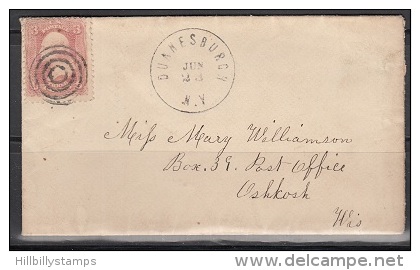 United States Nice   Cover 1864  Lot 588 - Postal History