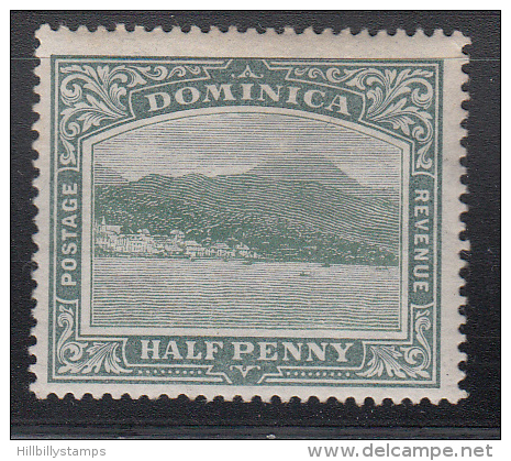 Dominica   Scott No.  25   Unused Hinged    Year 1903 - Dominica (1978-...)