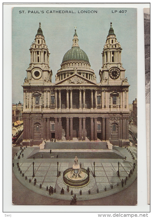 St. Paul's Cathedral London United Kingdom Old PC - St. Paul's Cathedral