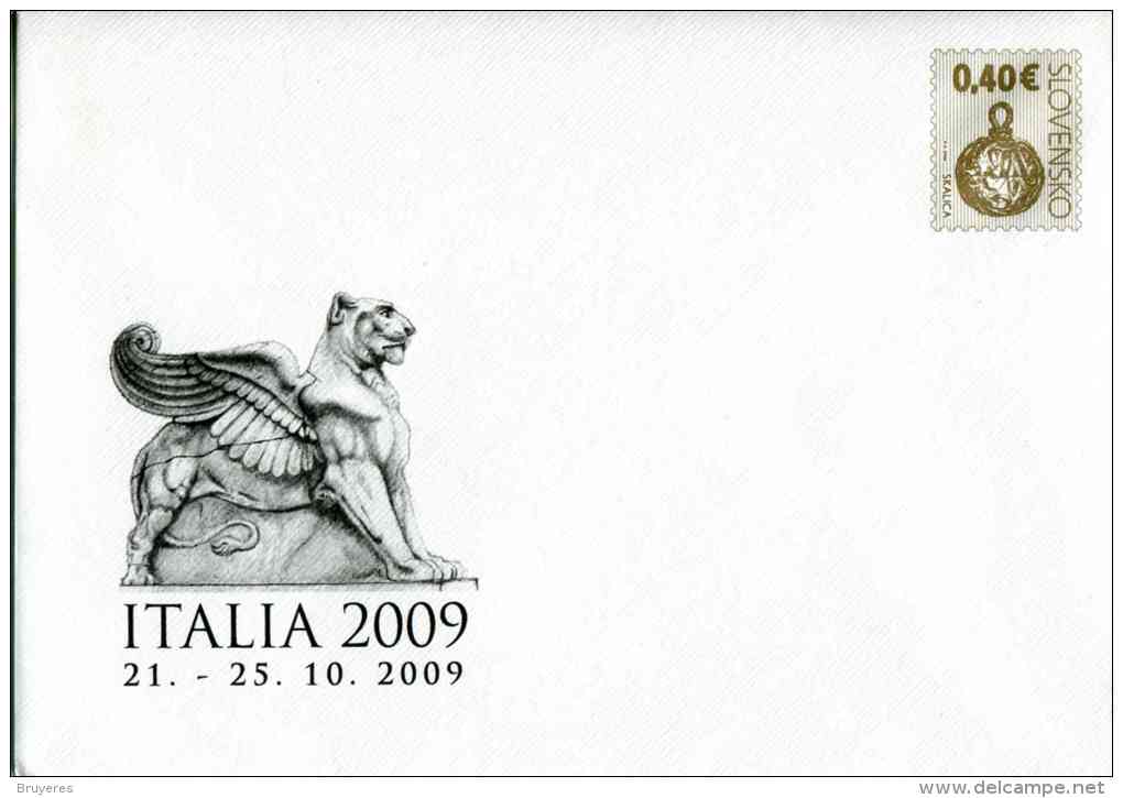Entier Postal De 2009 Sur Enveloppe Illustrée - Enveloppes
