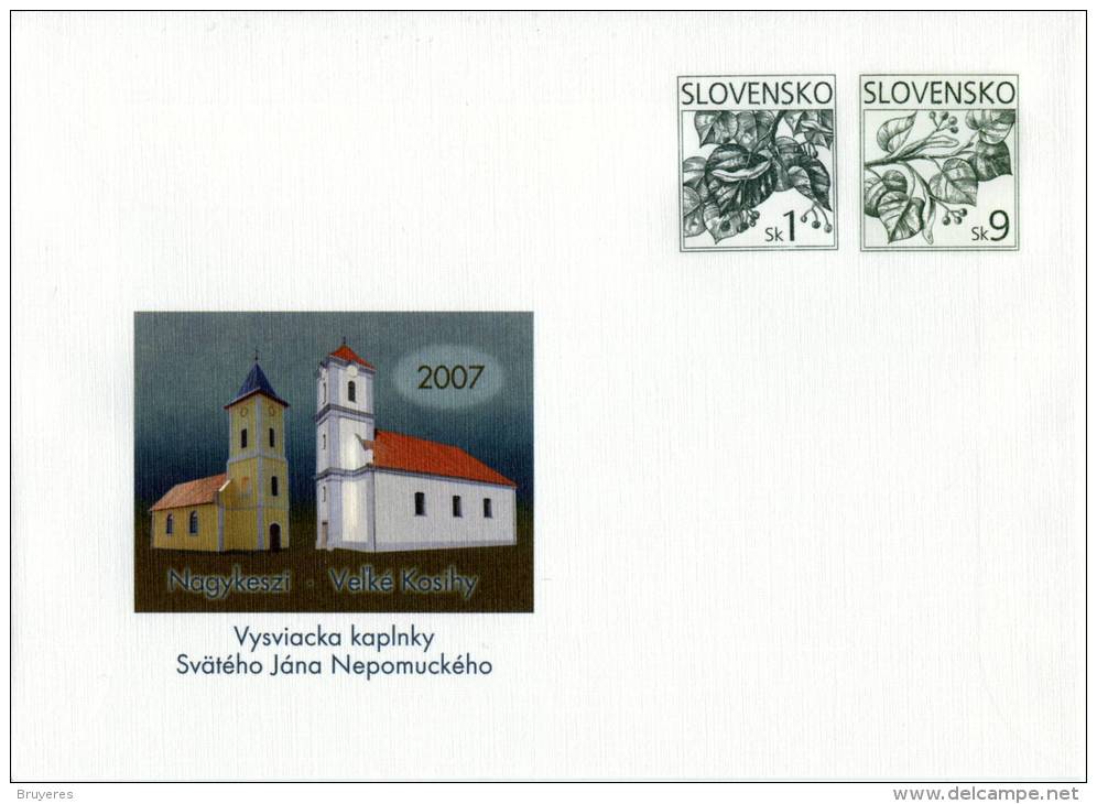 Entier Postal De 2007 Sur Enveloppe Illustrée - Sobres