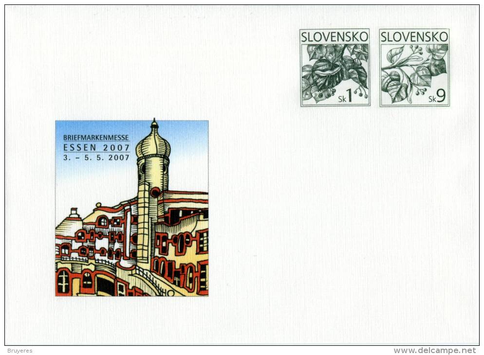 Entier Postal De 2007 Sur Enveloppe Illustrée - Enveloppes