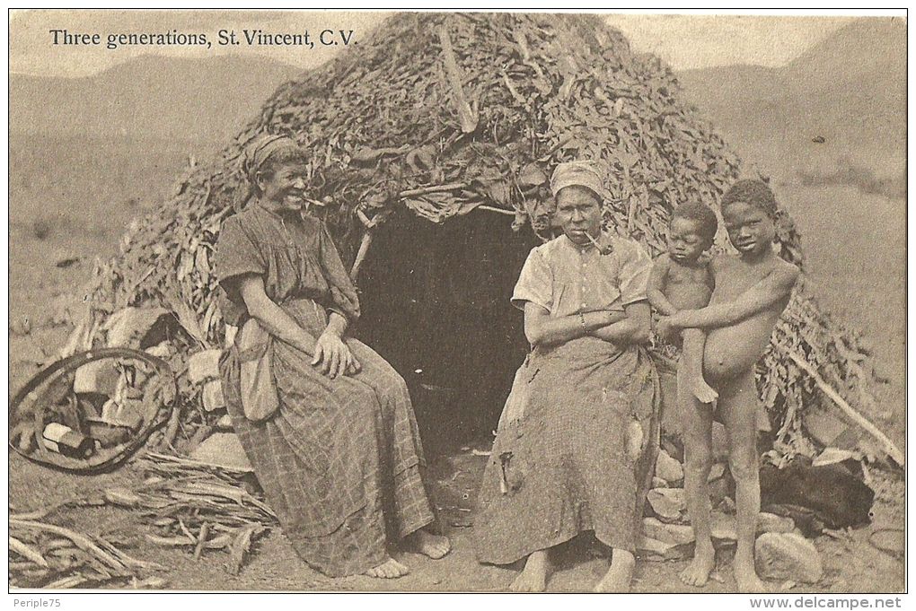 SAINT VINCENT.  Three Generations. - Saint-Vincent-et-les Grenadines