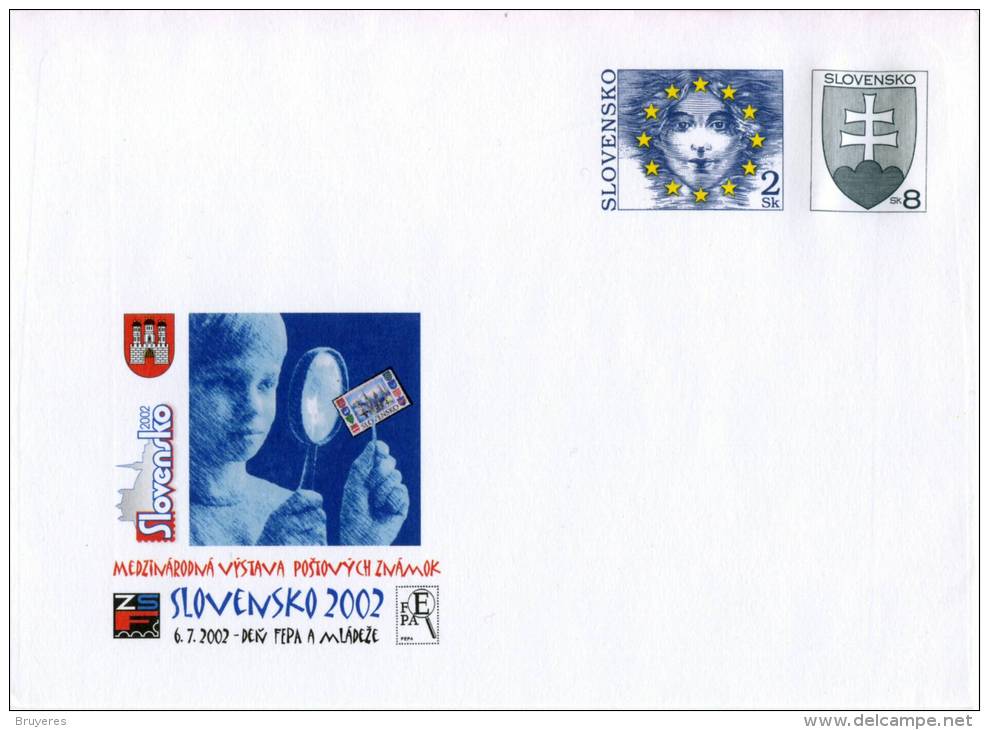 Entier Postal De 2002 Sur Enveloppe Illustrée - Covers