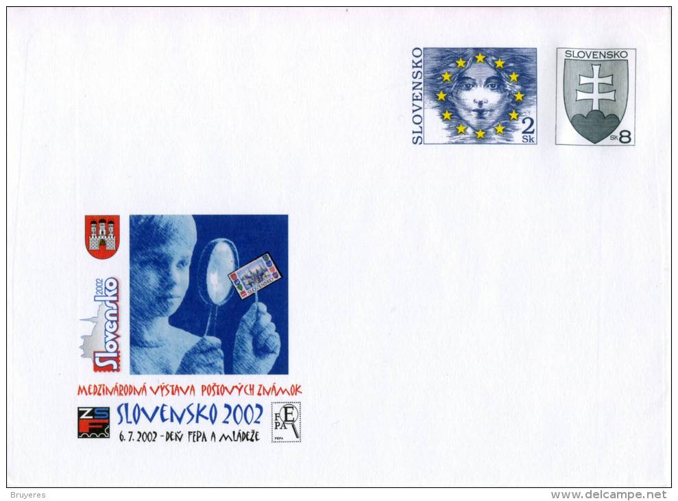 Entier Postal De 2002 Sur Enveloppe Illustrée - Enveloppes