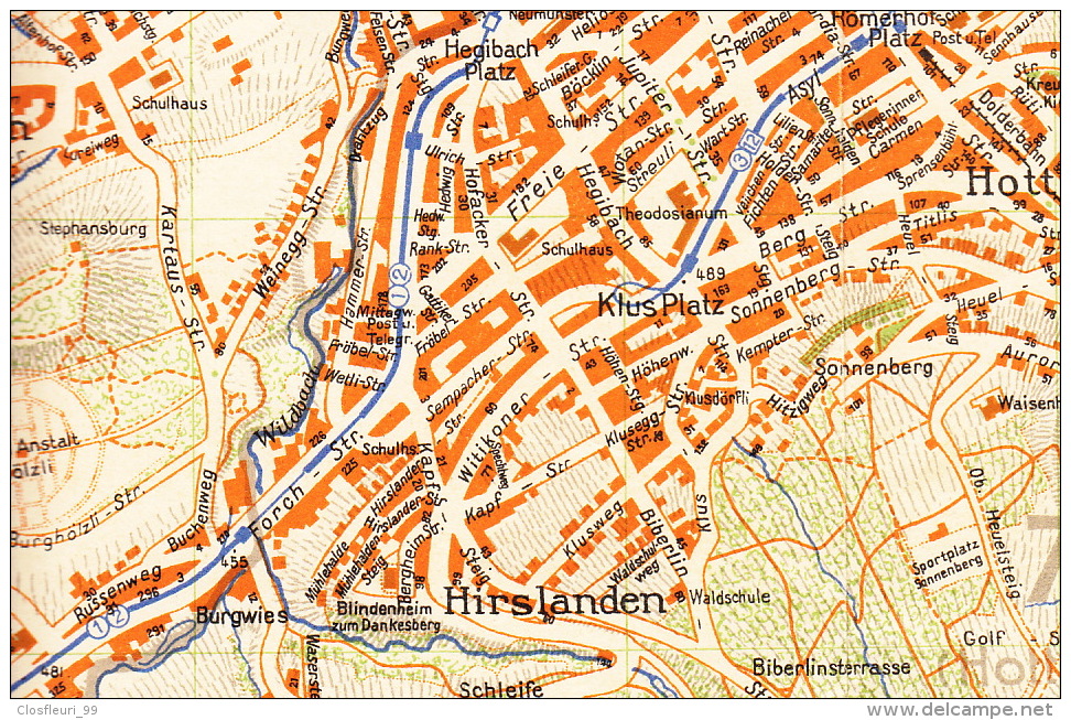 Kreditanstalt Zürich / Hofer & Co., A.-G. 1929, Leimbabch, Wiedikon, Aussersihl, Wipkingen, Zollikon usw