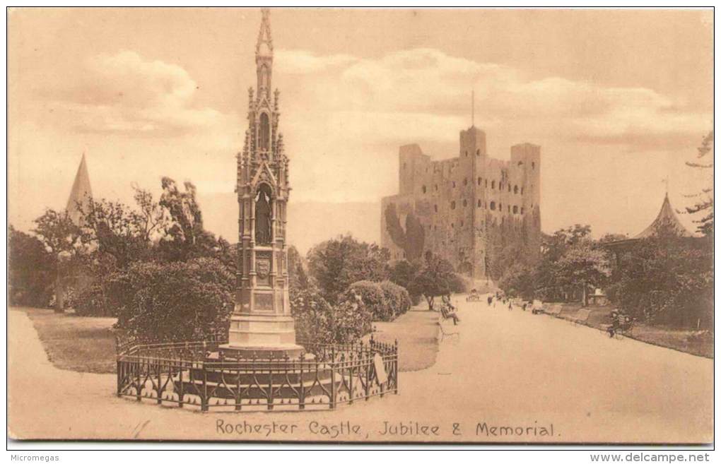 Rochester Castle, Jubilee & Memorial - Rochester