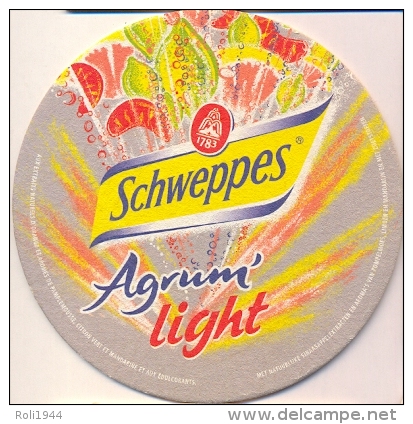 #D71-021 Viltje Schweppes - Sous-bocks