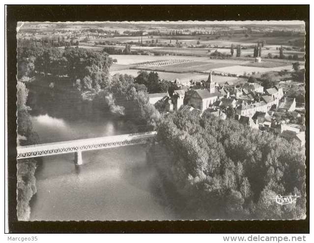 86 Ingrandes Vue Aérienne Du Pont Sur La Vienne &amp; Du Bourg édit. Combier N° 159-69 A - Ingrandes