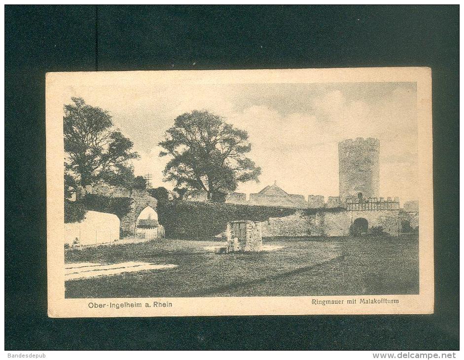 AK Allemagne - Ober Ingelheim A. Rhein - Ringmauer Mit Malakaffturm (Verlag Heinrich Wenz ) - Ingelheim