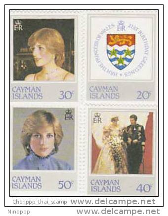 Cayman Islands 1982 Princess Diana 21st Birthday MNH - Iles Caïmans