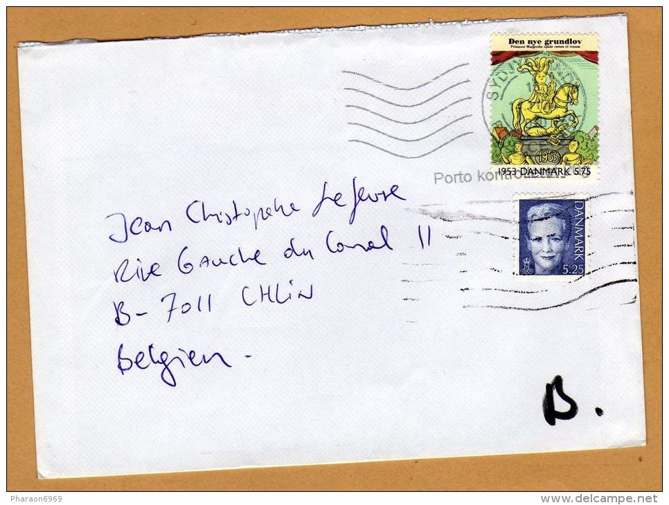 Enveloppe To Ghlin Belgium - Lettres & Documents