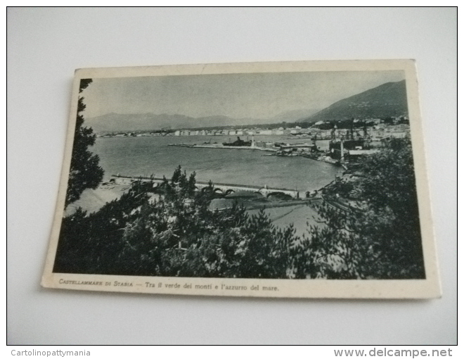 CASTELLAMMARE DI STABIA TRA IL VERDE DEI MONTI E L'AZZURRO DEL MARE CANTIERE NAVALE - Castellammare Di Stabia