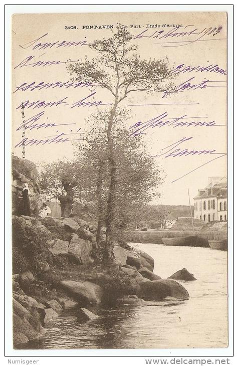 PONT-AVEN  --  Le Port   -  Etude D'Arbres - Pont Aven