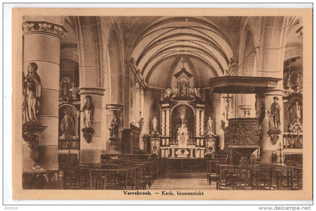 Verrebroek - Kerk,binnenzicht - Beveren-Waas