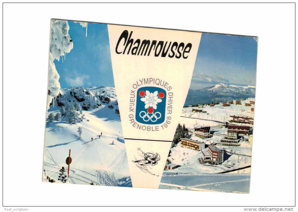 Thème - Jeux olympiques Grenoble Chamrousse 1968 - lot de 26 cartes (dont 3 doubles)