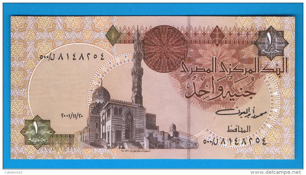 EGIPTO - EGYPT -  1 Pound ND SC   P-50 Firma 20 El-Oyoun - Egipto