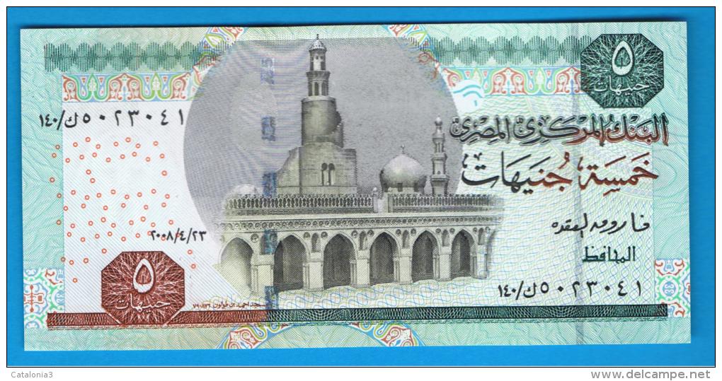 EGIPTO - EGYPT -  5 Pound 2008 SC   P-63 - Egipto