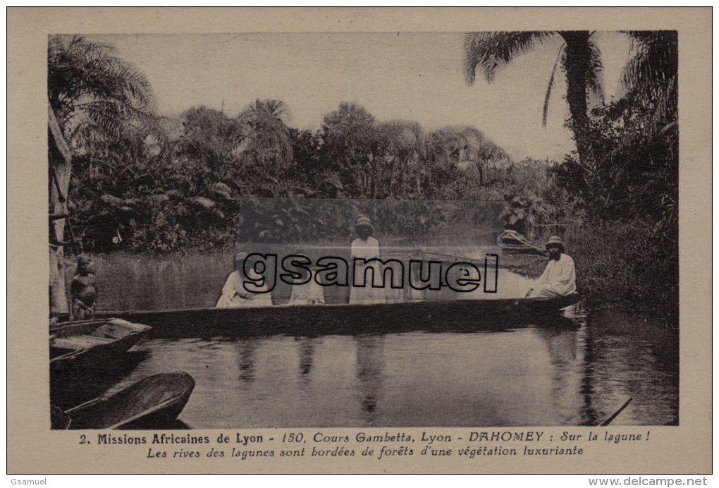 DAHOMEY - Mission Africaines De Lyon - Les Rives Des Lagunes Sont Bordées De Forêts D´une Végétation Luxuriante. - Dahomey