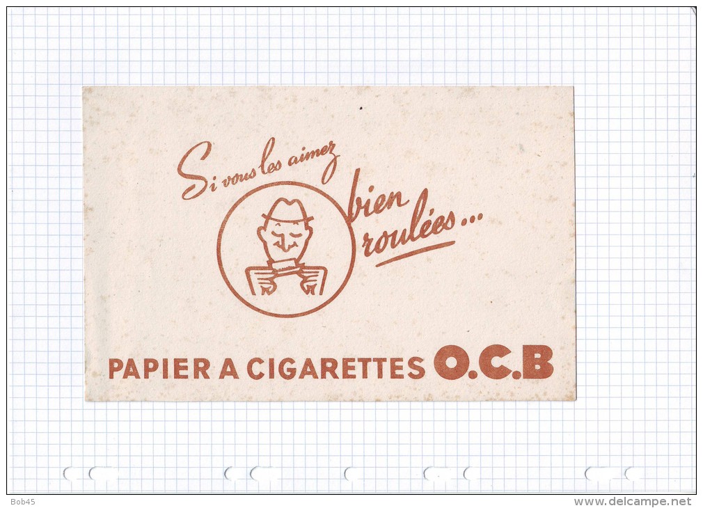 7 - BUVARD CIGARETTE TABAC PAPIER OCB - Tabak