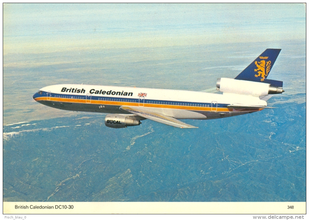 AK Flugzeug British Caledonian Airways DC10-30 BR BCA McDonnell Douglas Aircraft Airplane Avion Aviation Aeroplane Aereo - 1946-....: Moderne