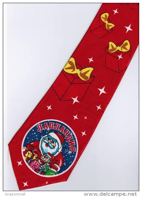 Christmas Santa Claus Xmas #17 Cartoon Novelty Fancy Neck Tie - Other & Unclassified