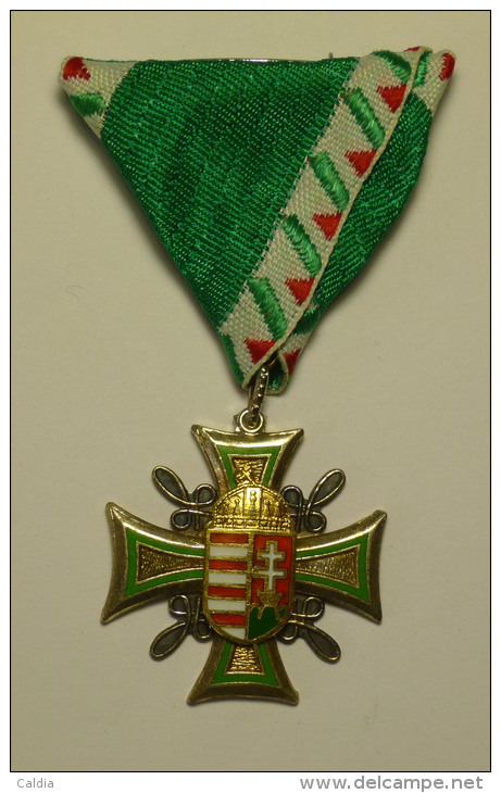 Hongrie Hungary Ungarn  Médaille 1996 "" NCO´s Service Medal I " Silver & Gold Plated RARE ! Original Box - Autres & Non Classés