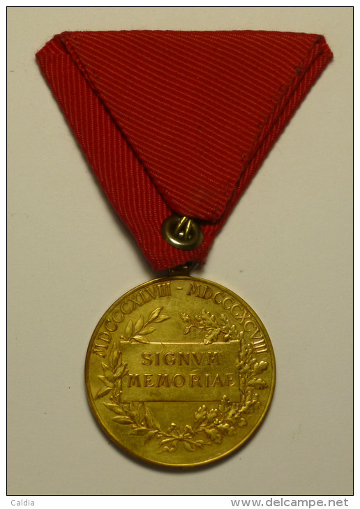 Austria Hungary "" Signum Memoriae "" Jubilee Medal Franz Joseph 1898 # 7 - Altri & Non Classificati