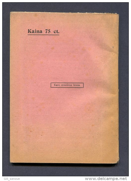 1932 Lithuania Book Lietuva / Catholic Action (Kataliskoji Akcija) J. Gobis - Alte Bücher