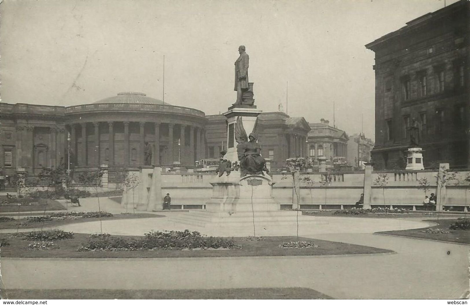 Postcard Liverpool Picton Library & Monument 1906 #22 - Liverpool