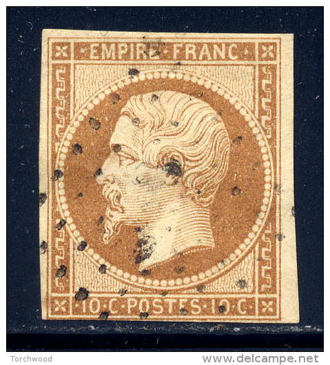 France  14  (o)  Used  Sound - 1852 Luigi-Napoleone