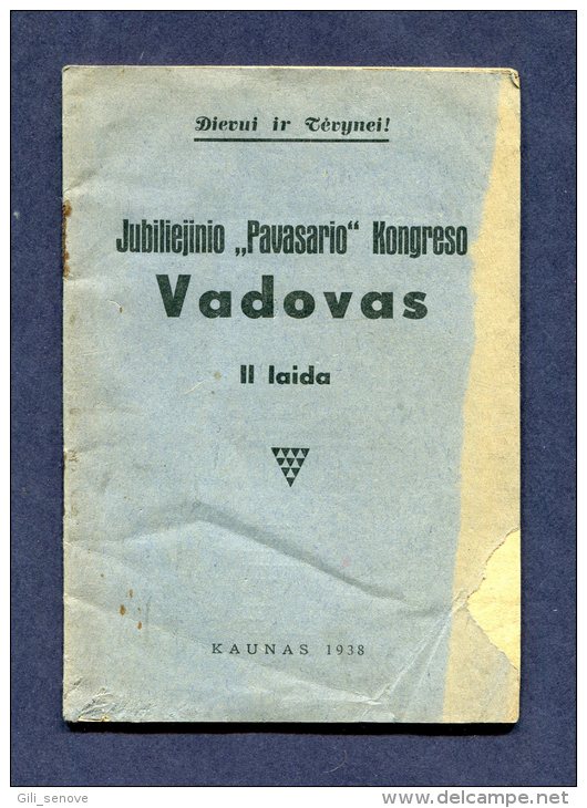 1938 Lithuania Lietuva / Congress Guide (Kongreso Vadovas) - Alte Bücher