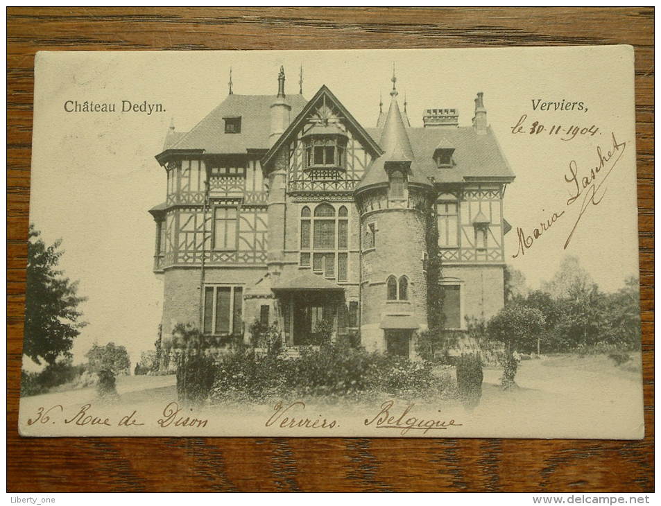 Château DEDYN Verviers / Anno 1904 ( Zie Foto Voor Details ) !! - Verviers