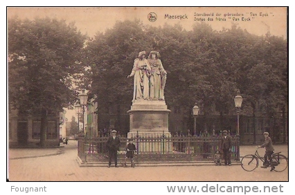 BELGIQUE:MAESEYCK (LIMBOURG) :Statue Des Frères "Van Eyck".1926. - Maaseik