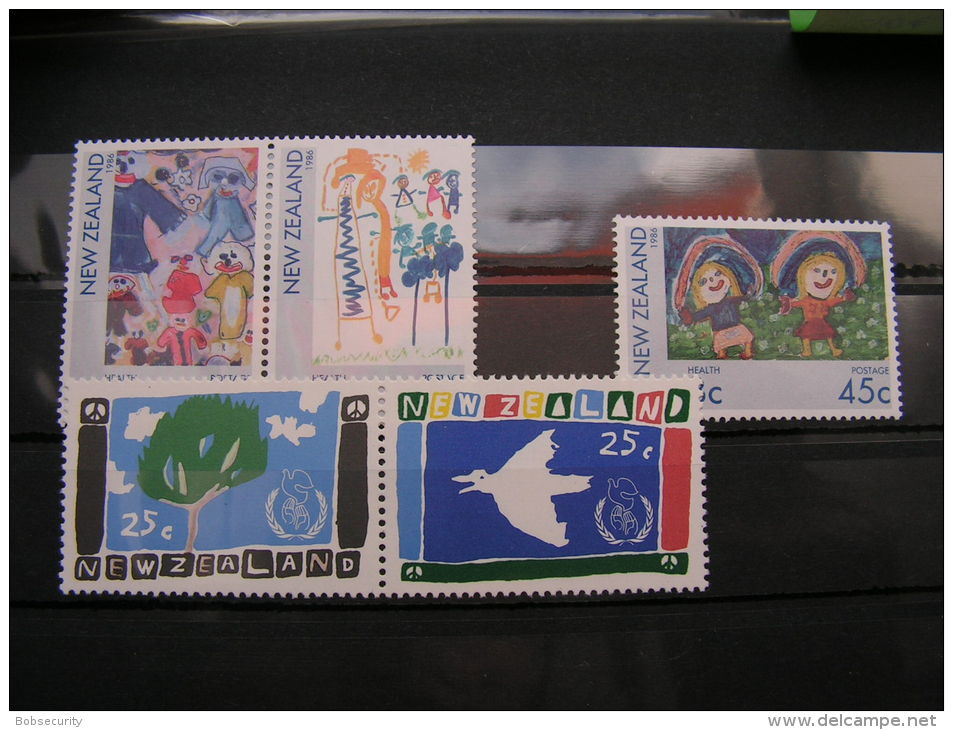 == NZ Kunst Kinder 1986  ** MNH €  5,70 - Ungebraucht